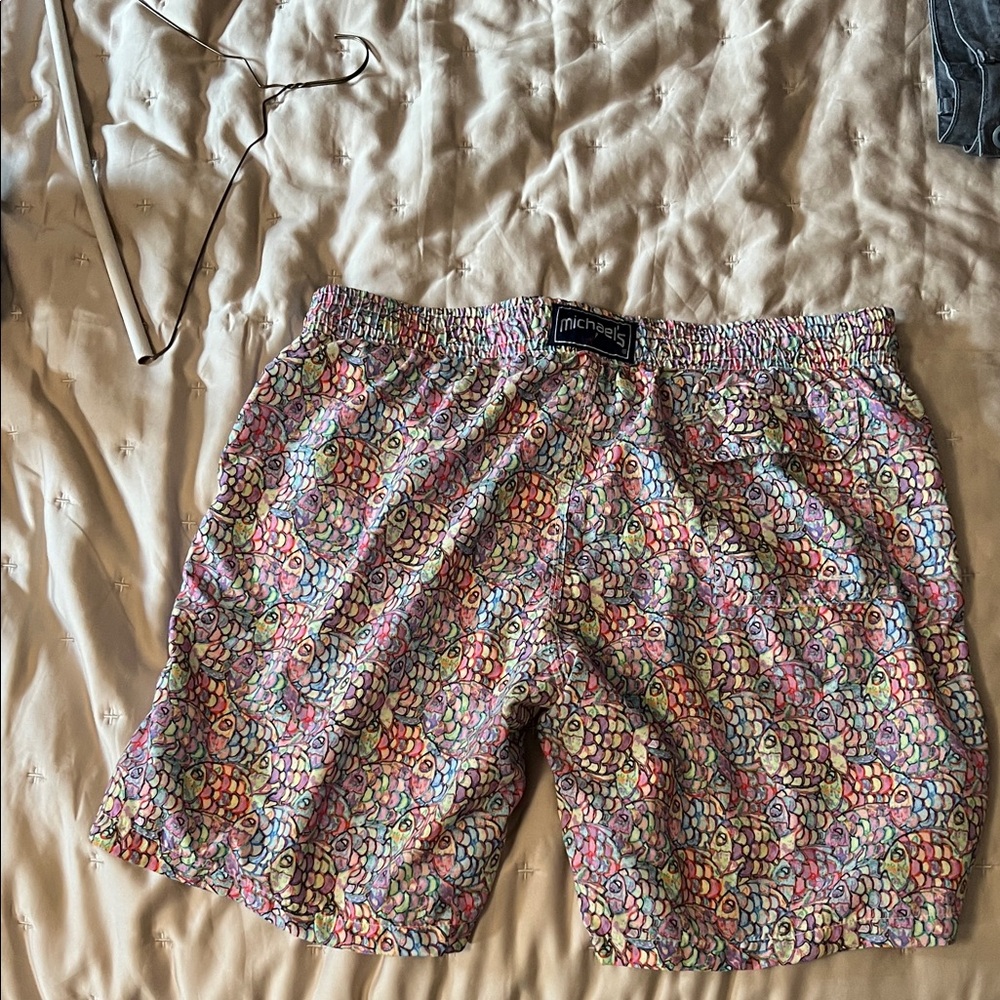 Multicolor Patterned Men's Bathing Shorts - image 3